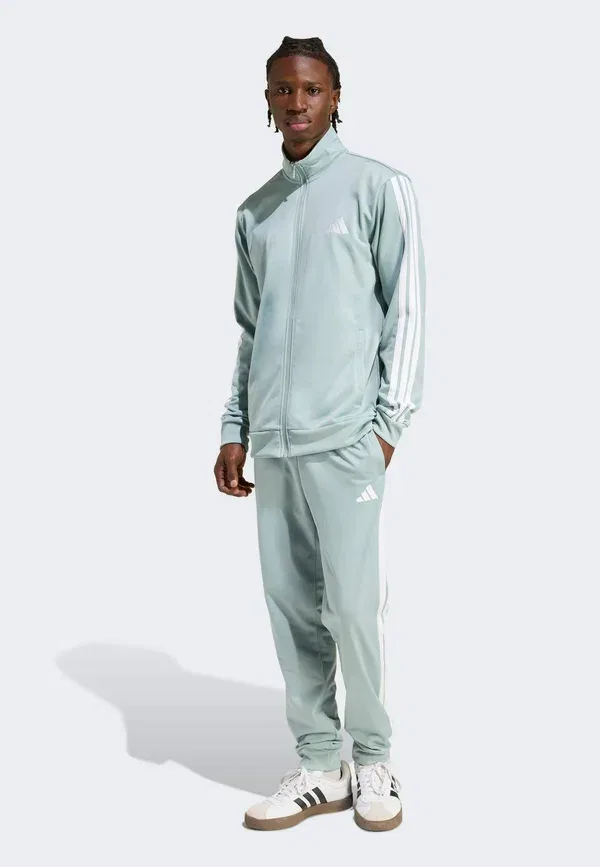 Тренировочный костюм Adidas Sportswear 3 Stripes, цвет шалфей