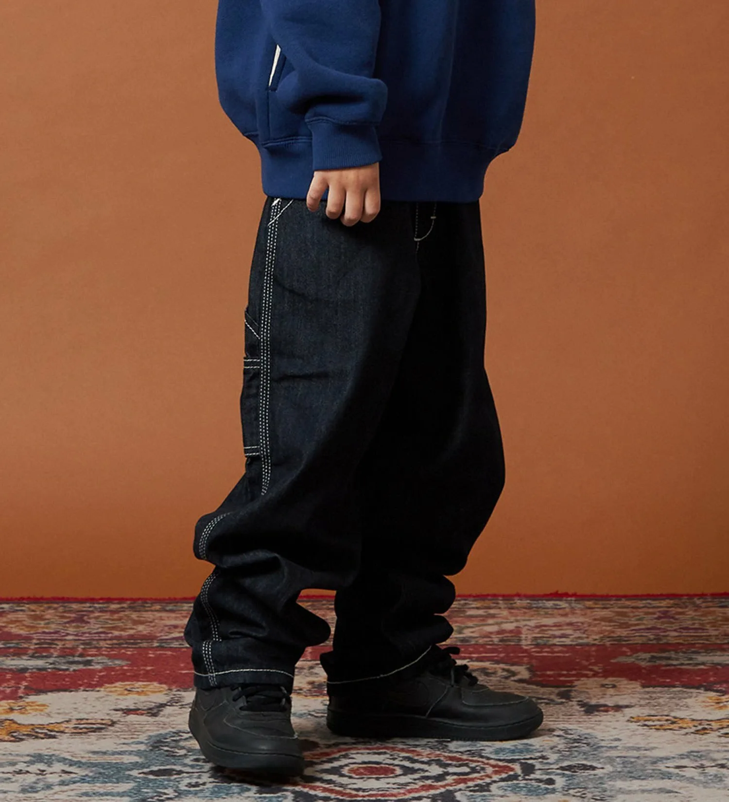 Детские брюки для рисования (размеры 110-160 см) Lee, Indigo Blue — фото 4