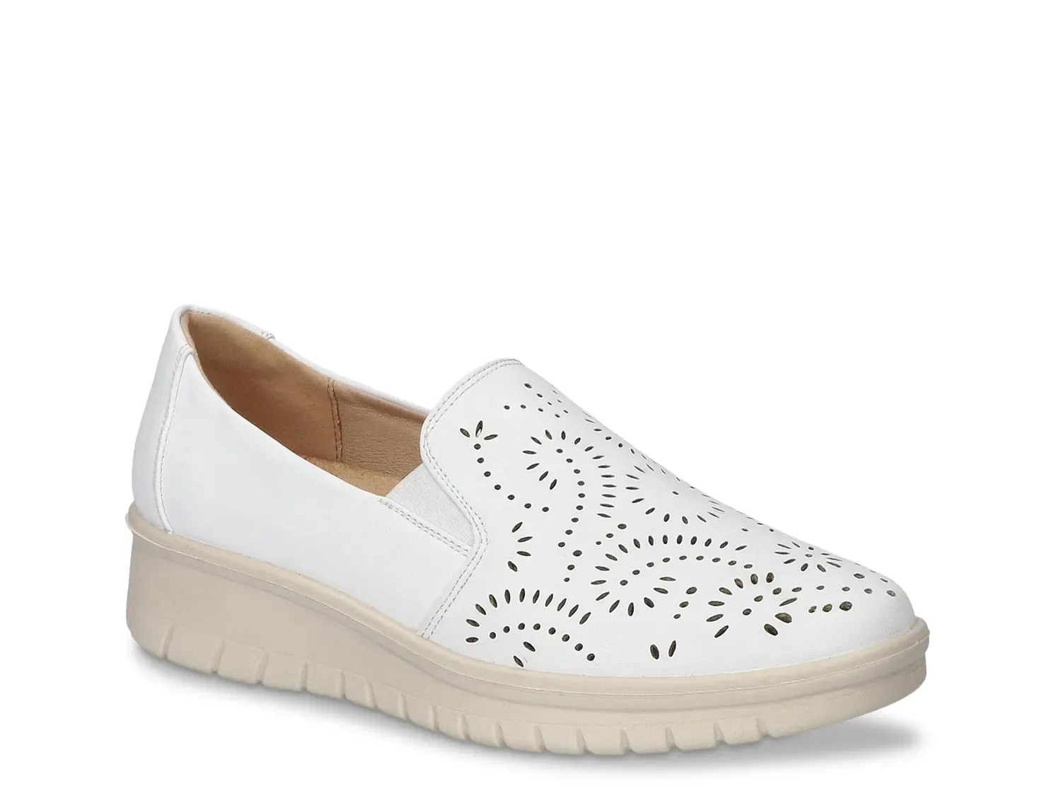 Туфли-лодочки Easy Street Ying Wedge Slip-On, белые
