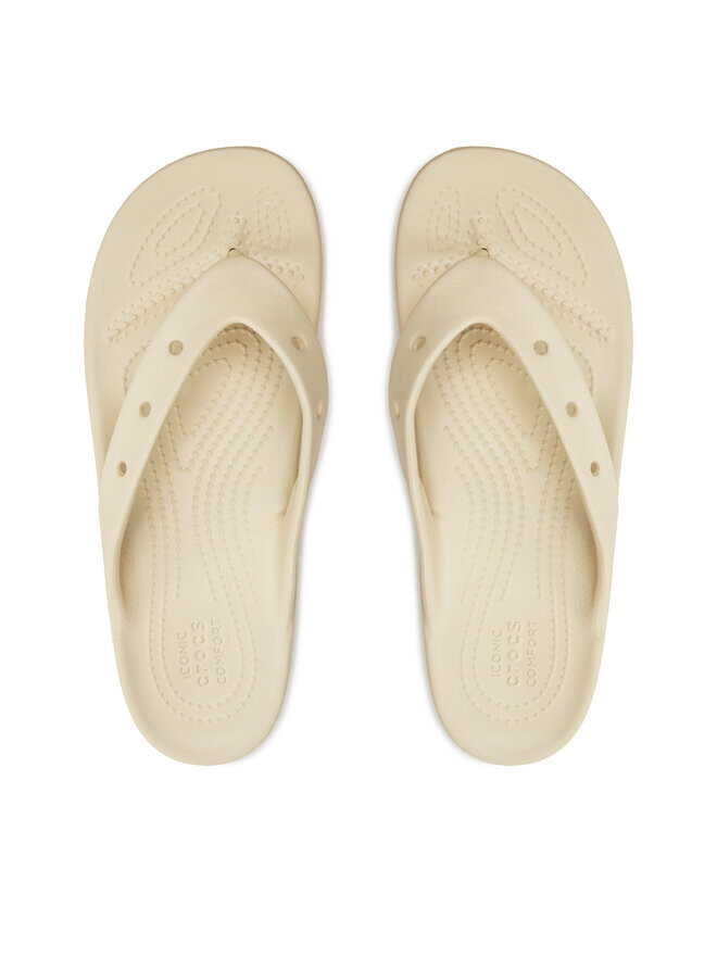 

Шлепки Crocs, бежевый