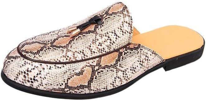 

Мужские кожаные лоферы, деловые сабо без задника, удобные, дышащие, стильные, офисные сандалии Zestrelax, желтый