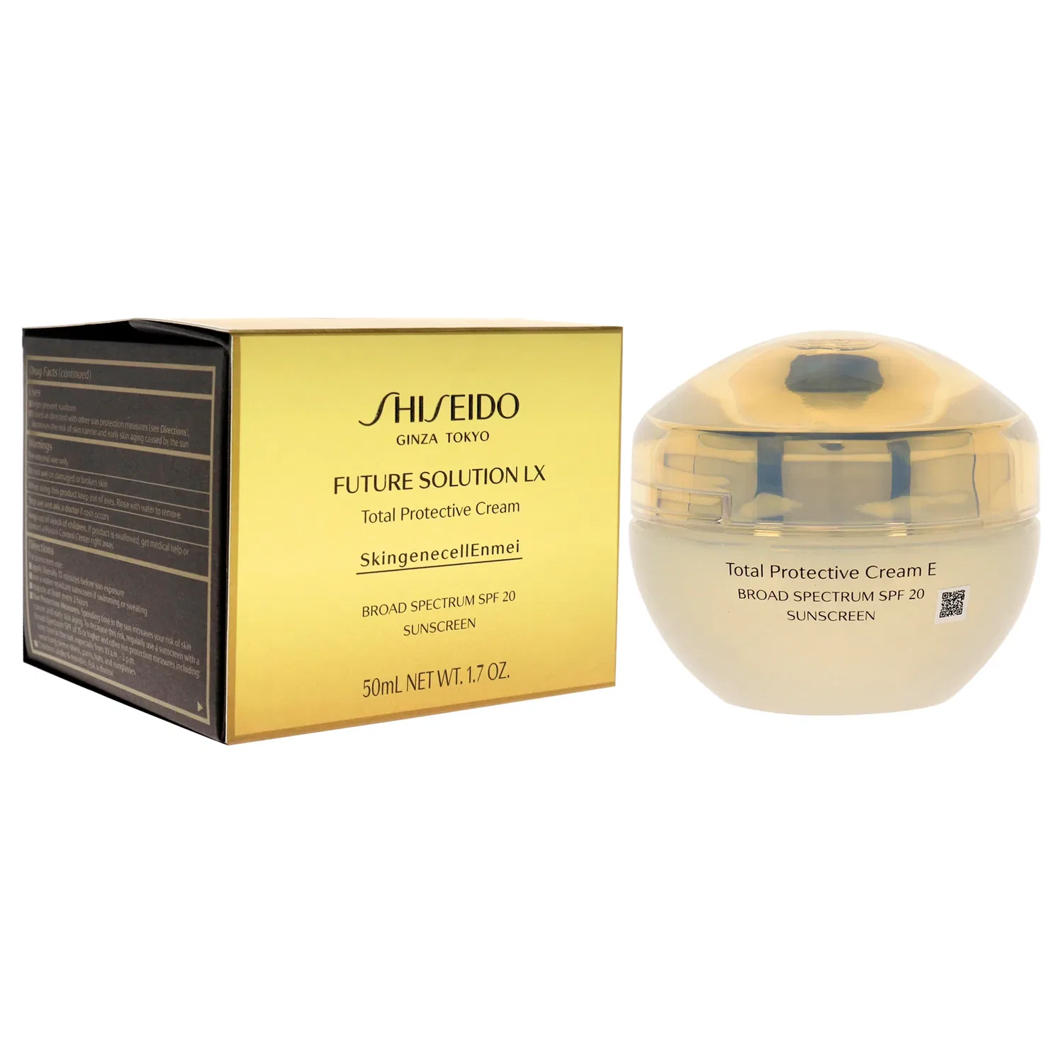 Крем для лица Future Solution LX Total Protective Cream SPF 20 от Shiseido, подходит как для мужчин, так и для женщин - 45 мл — фото 3