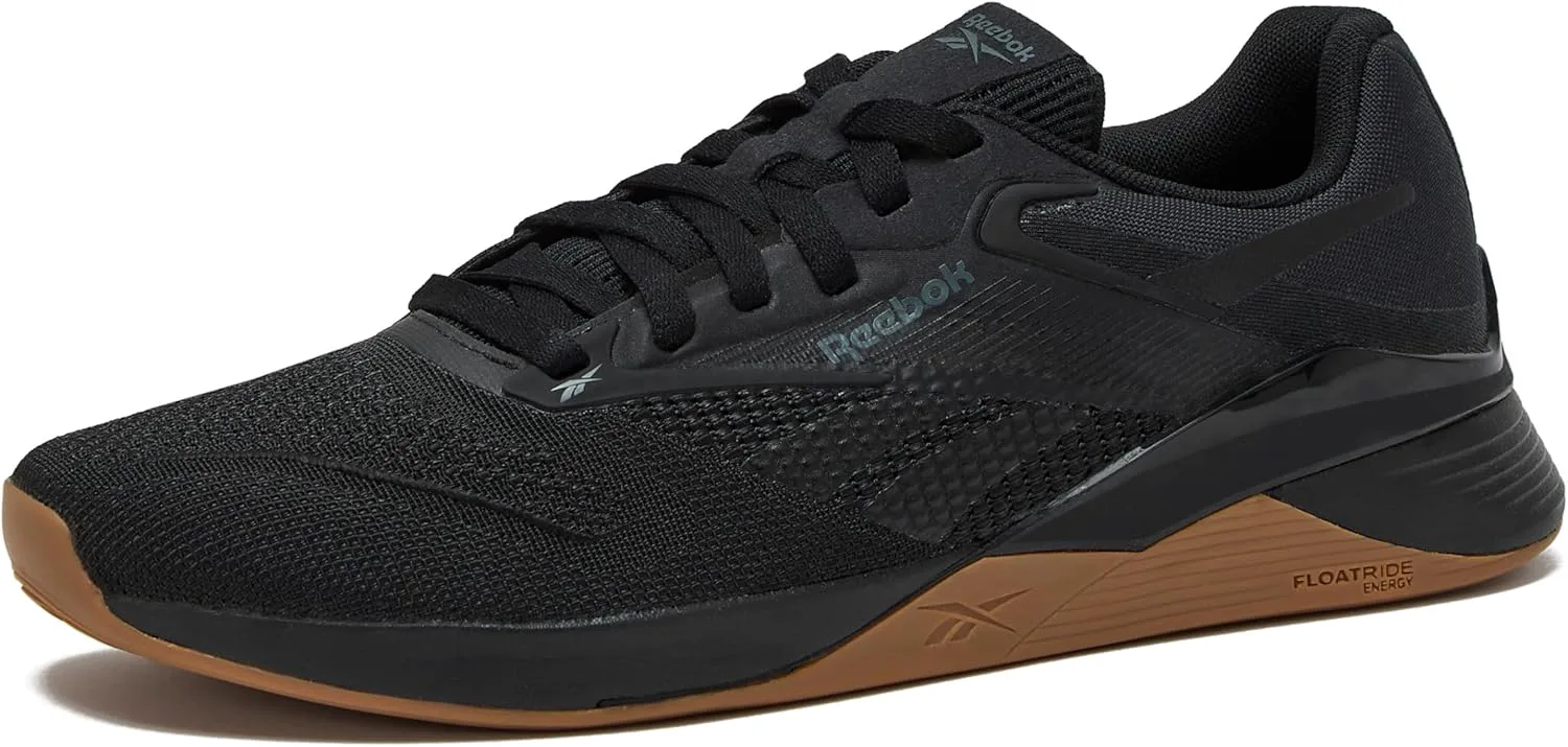 Мужские кроссовки Reebok Nano X4, для кросс-тренинга и занятий в спортзале, черный/серый