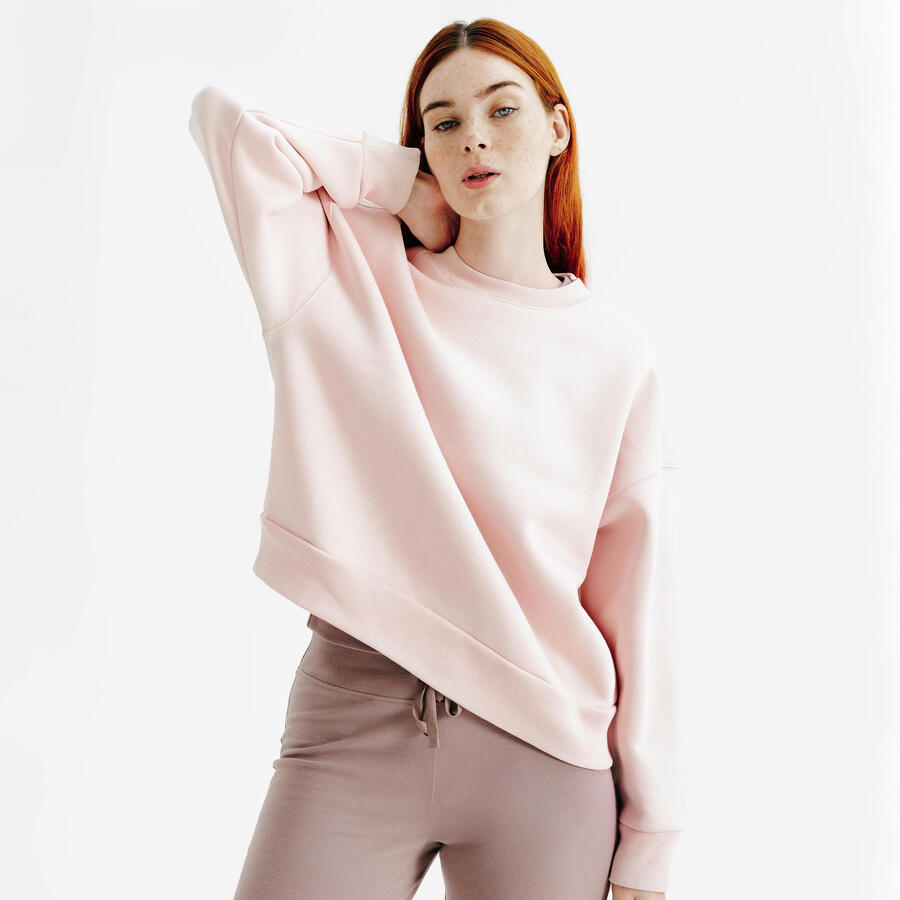 

DECATHLON Женская толстовка с круглым вырезом - Elementals pink