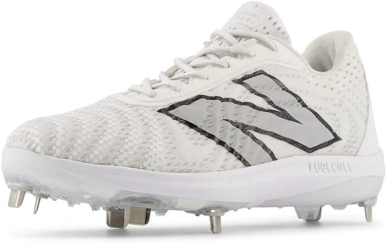 Мужские бейсбольные кроссовки New Balance FuelCell 4040 V7 Metal, Optic White Raincloud