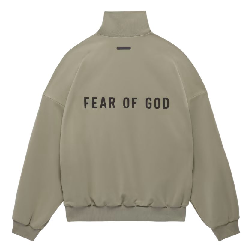 Спортивный топ adidas Fear of God Athletics 1/2-Zip Track Top 'Clay' IM6071, зеленый — фото 2