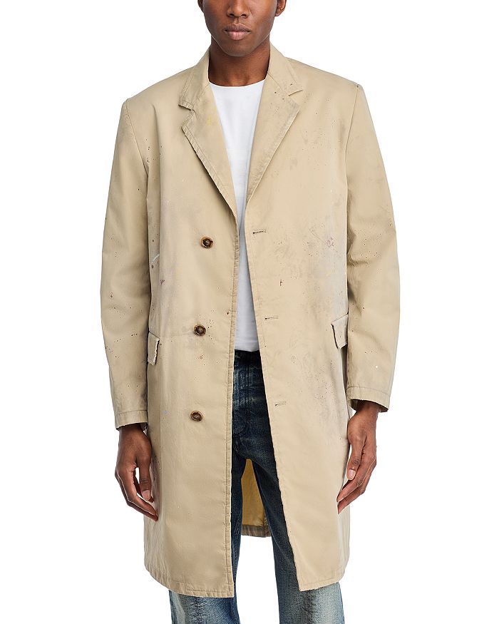 

Плащ Rain Coat MM6 Maison Margiela, коричневый/бежевый