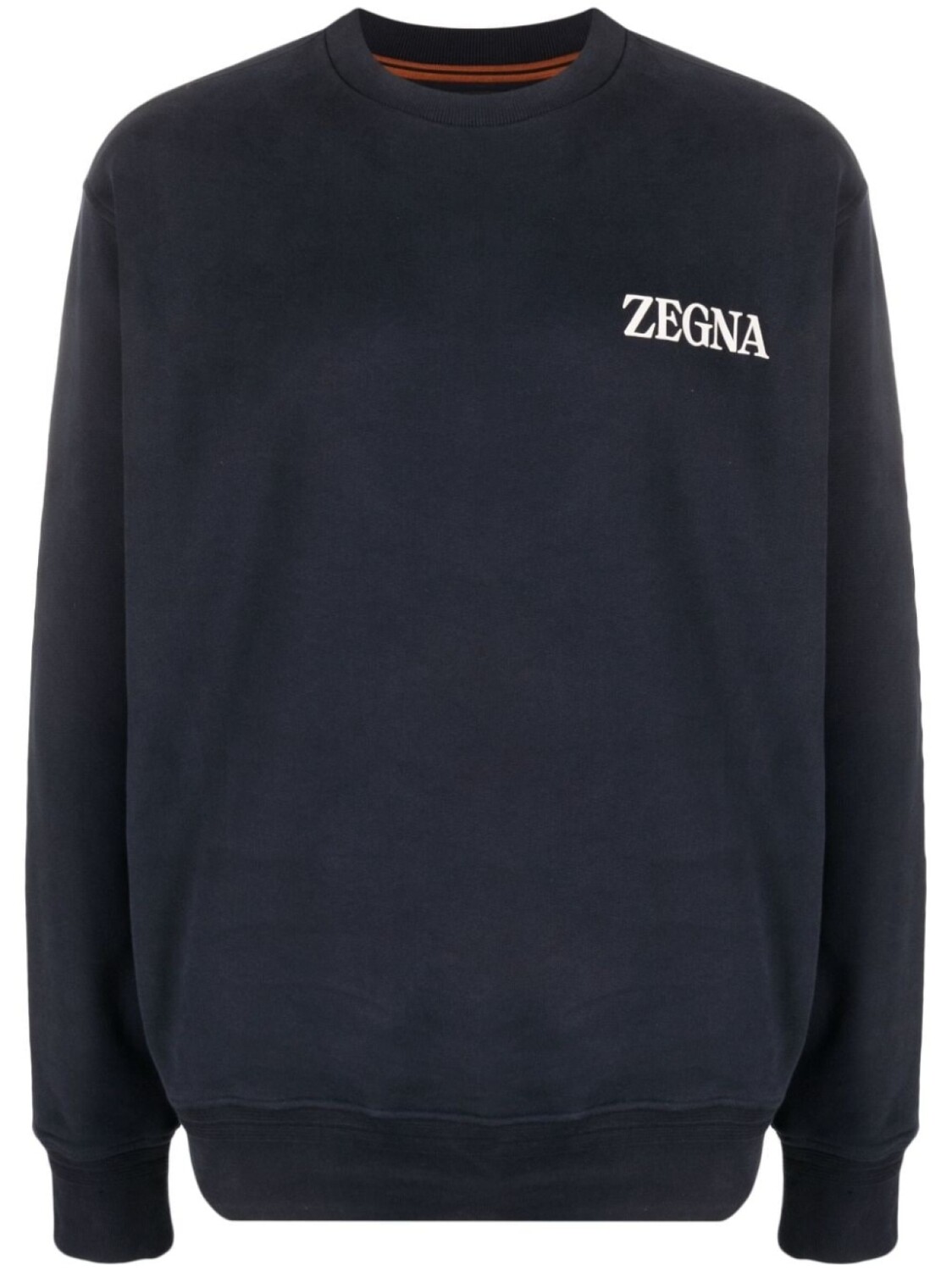 

Zegna толстовка из джерси с логотипом, синий