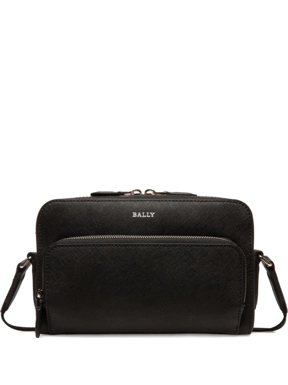 

Сумка-мессенджер с тиснением Bally, черный