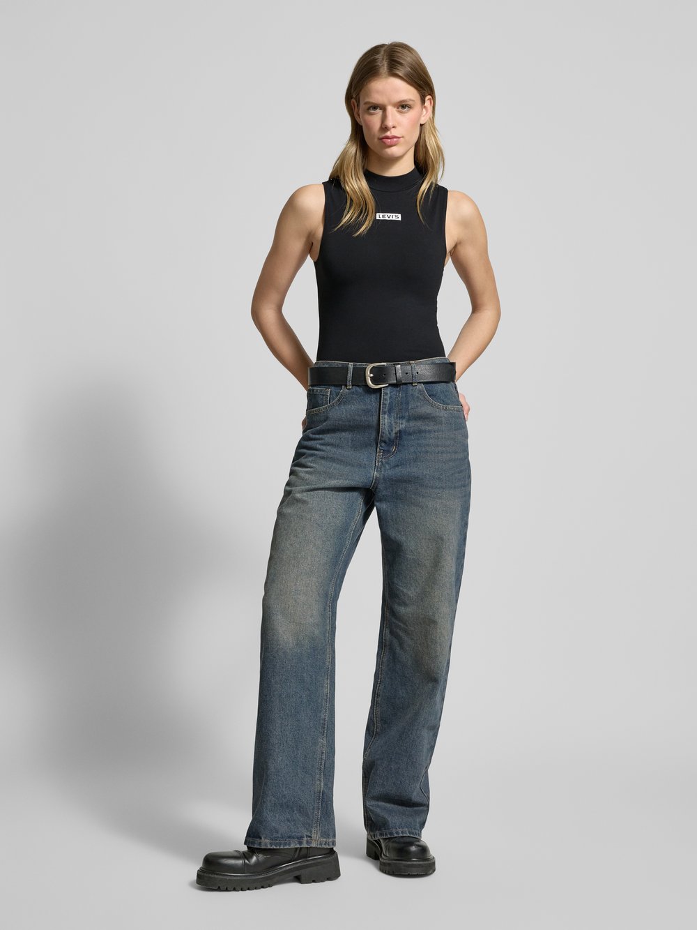 

Майка с водолазкой Levi's, черный