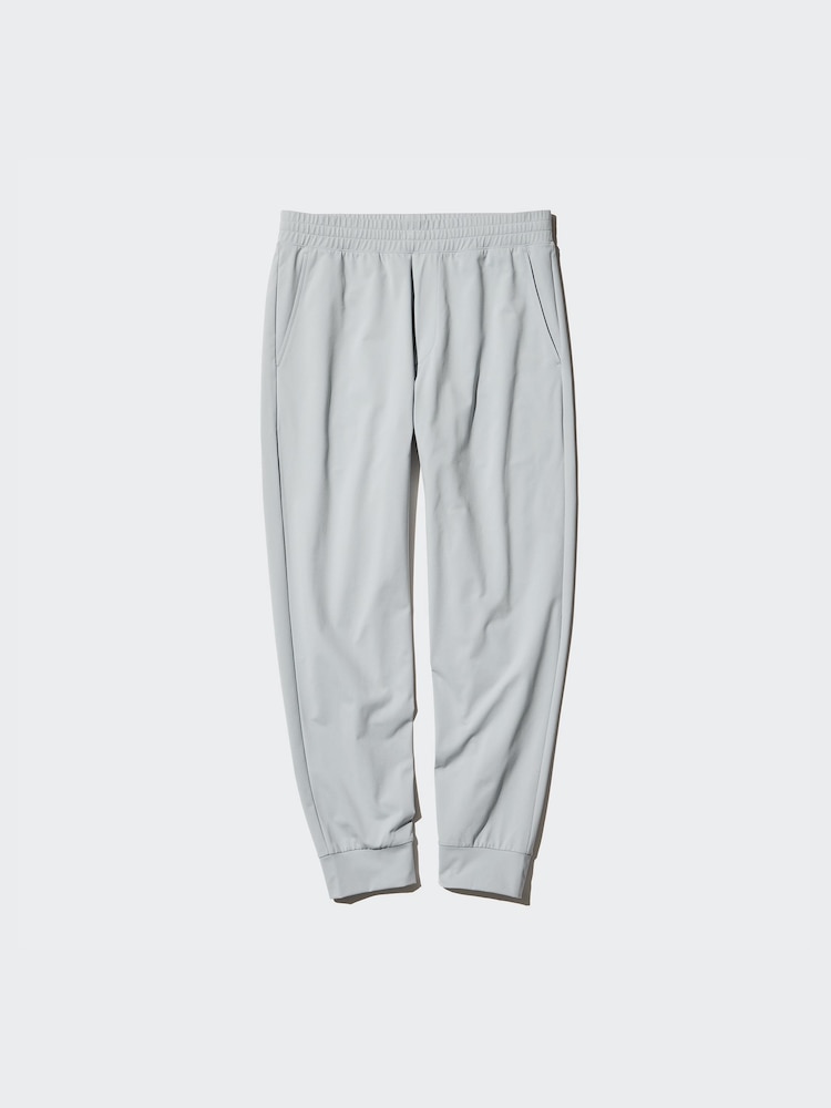 Ультраэластичные спортивные брюки Dry-Ex длинные Uniqlo, цвет 08 серый — фото 3