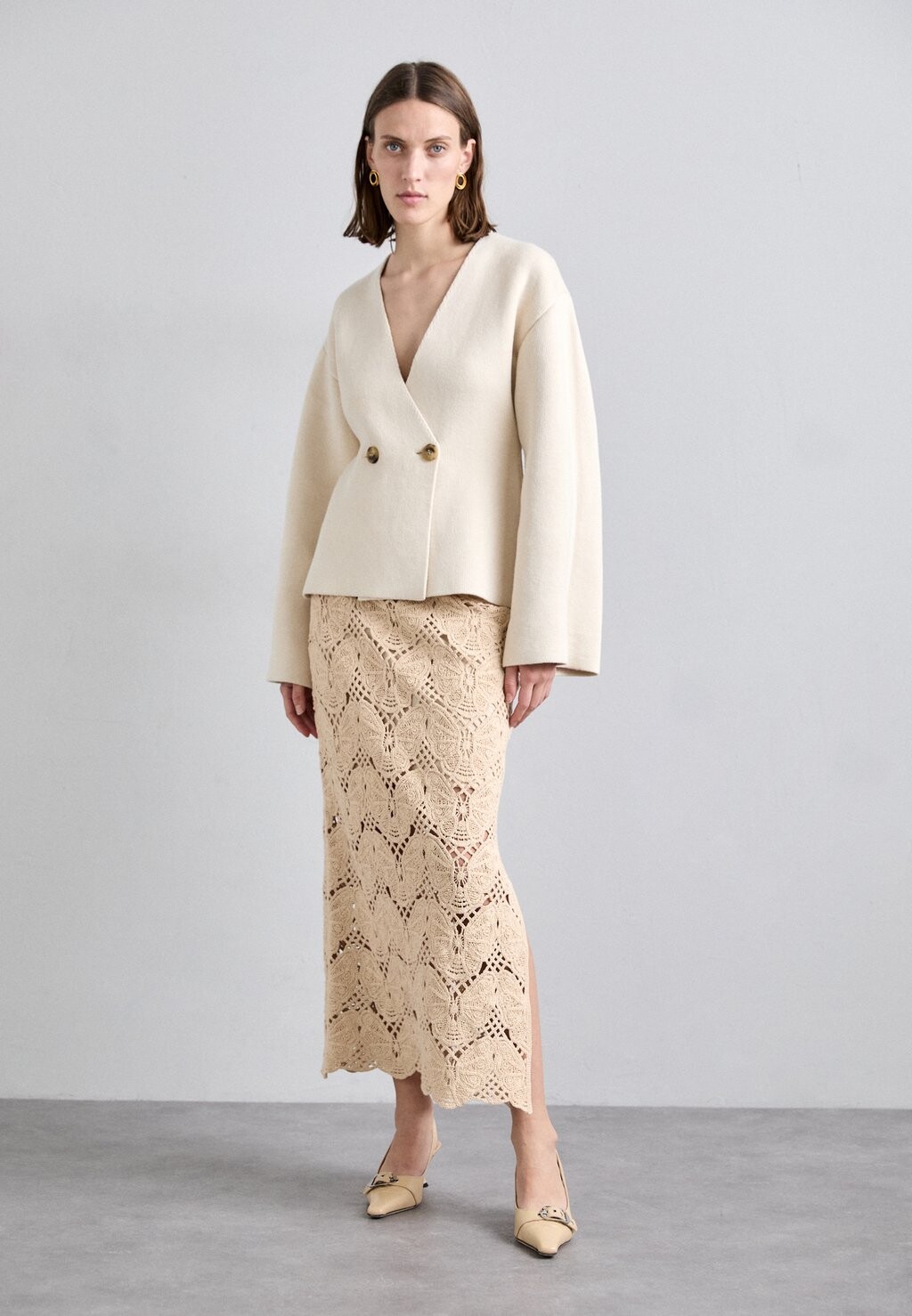

Кардиган ESSENTIALS TINLEY By Malene Birger, кремовый