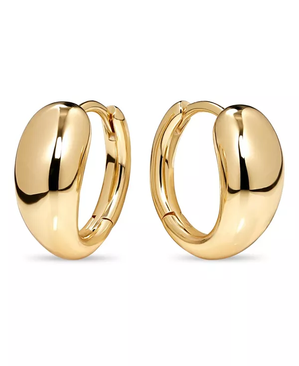 

Серьги-Кольца в форме капли из позолоченного стерлингового серебра Devata, gold