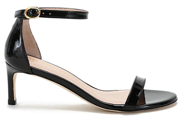 SW Slim Каблук Модная Сандалия 7 см Женская Черная Stuart Weitzman — фото 3