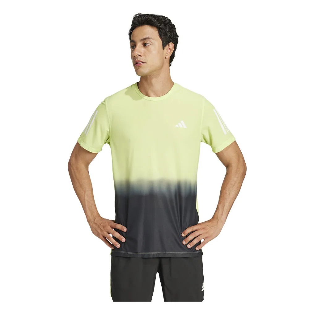 

Футболка с коротким рукавом спортивная adidas Own The Run Climacool Colorblock, желтый