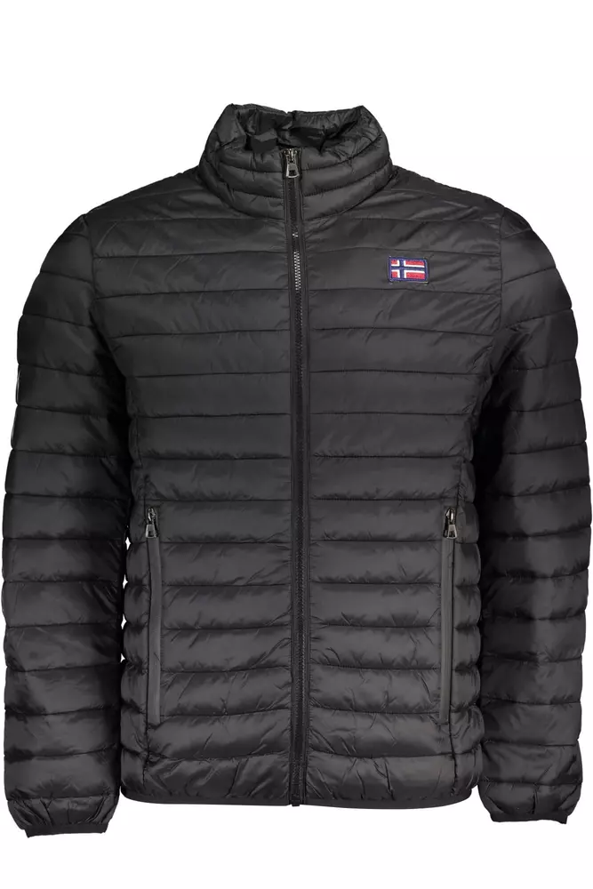 

Черная мужская куртка из полиамида Geographical Norway