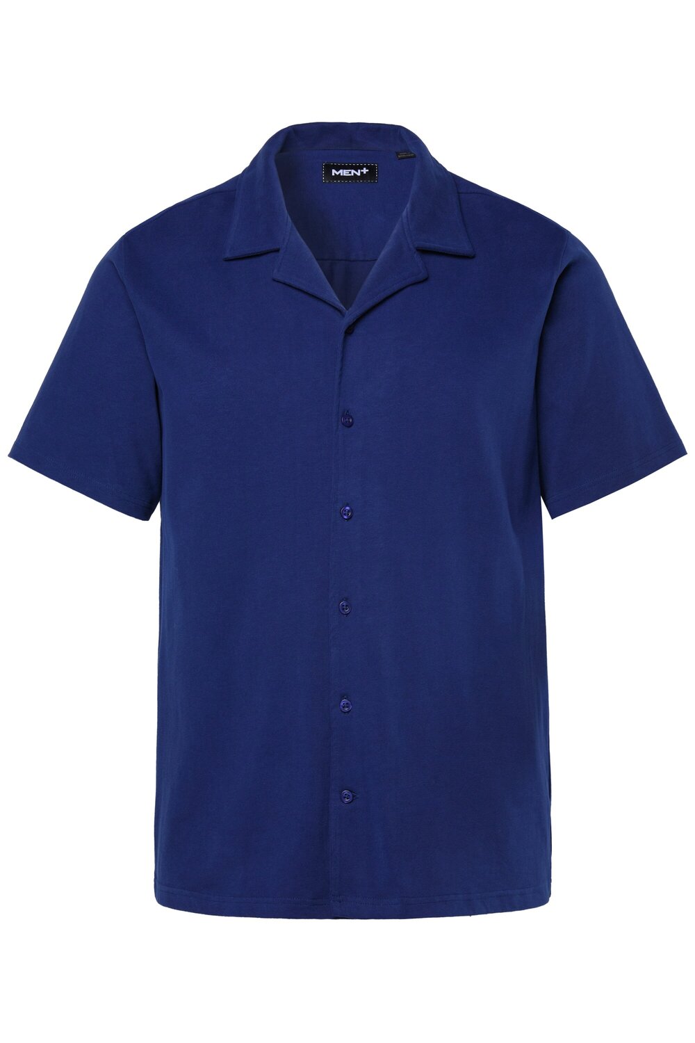 

Men Plus Рубашка на пуговицах Regular fit в темно-синем цвете