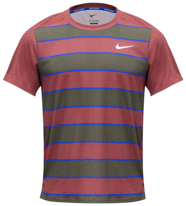 

Теннисная футболка Nike Court Slam Dri-FIT ADV, красный