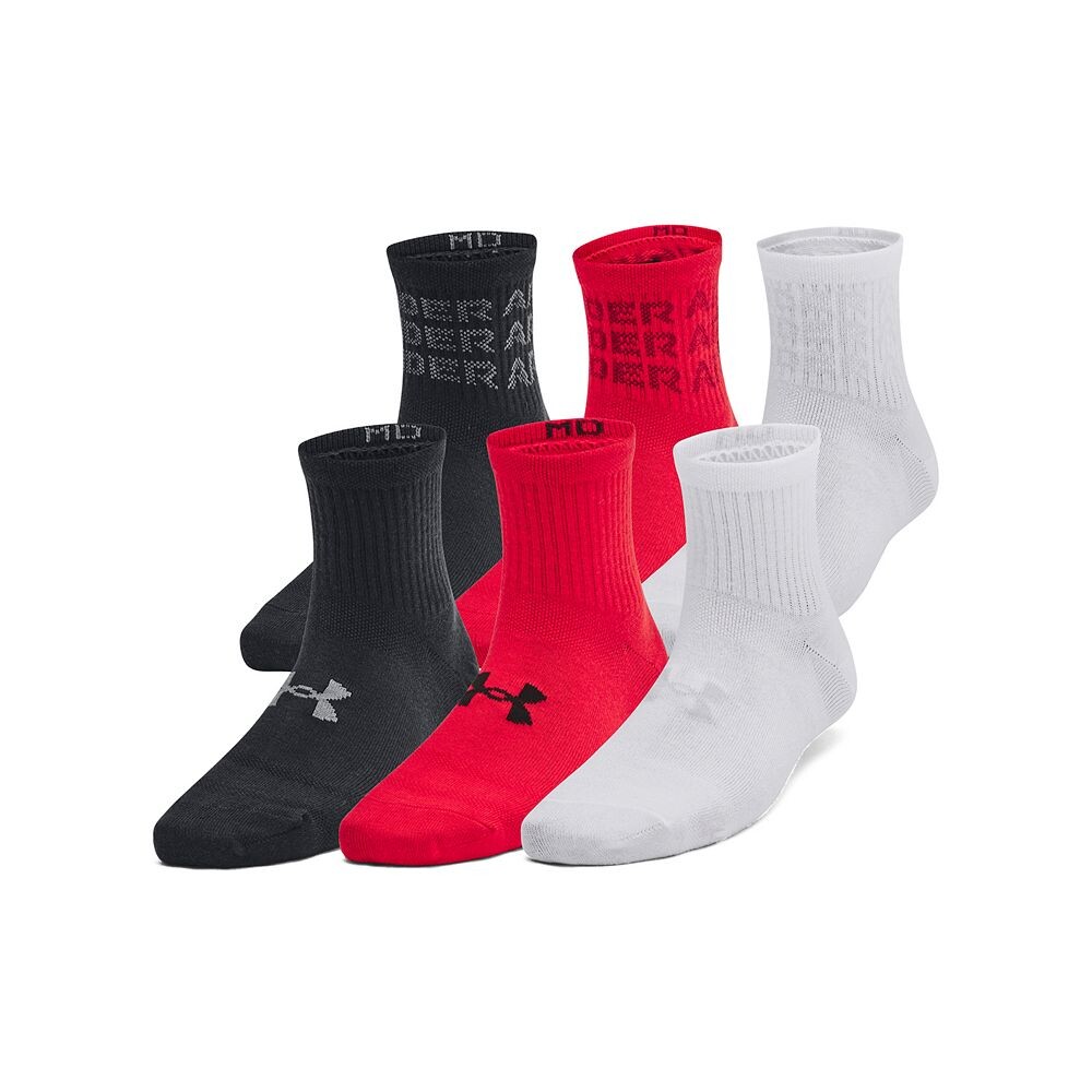 

Детские хлопковые носки для тренинга Under Armour UA, 6 шт., цвет Red Black