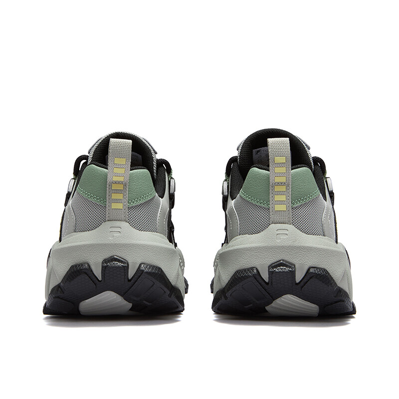 Кроссовки FILA FUSION EXOCET Lifestyle Shoes Men Low-top Soft Willow Silk Gray/black, черный — фото 3