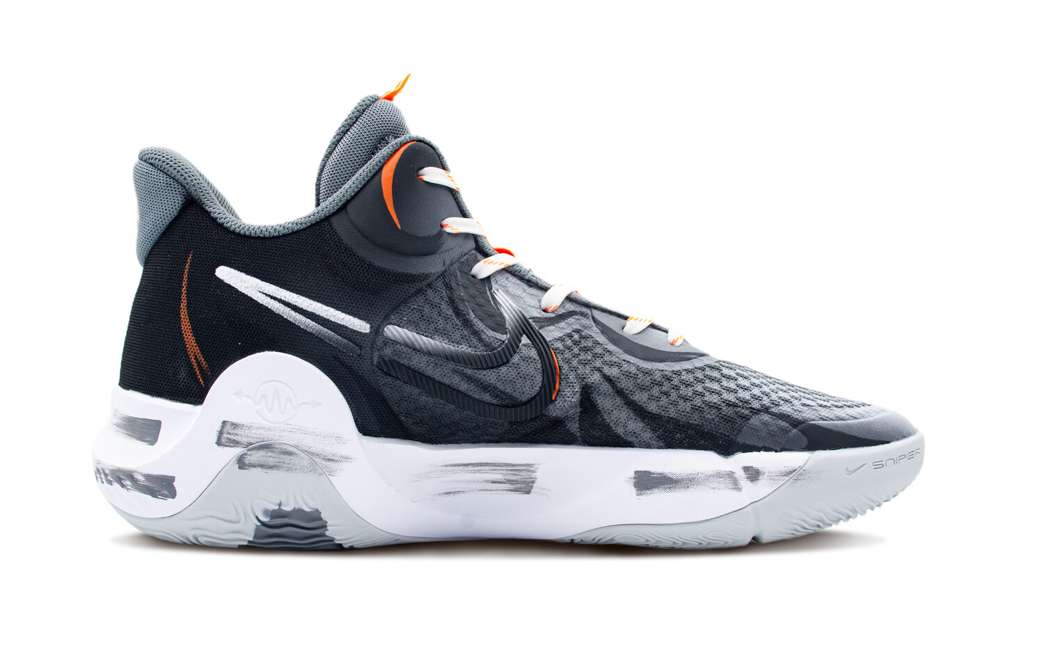 

Баскетбольные кроссовки Trey 5 Basketball Shoes Unisex Mid-Top Black/Orange/Gray Nike