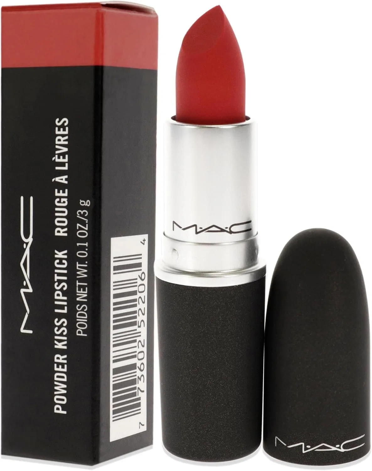 Помада матовая MAC Powder Kiss Lipstick оранжевая — фото 4