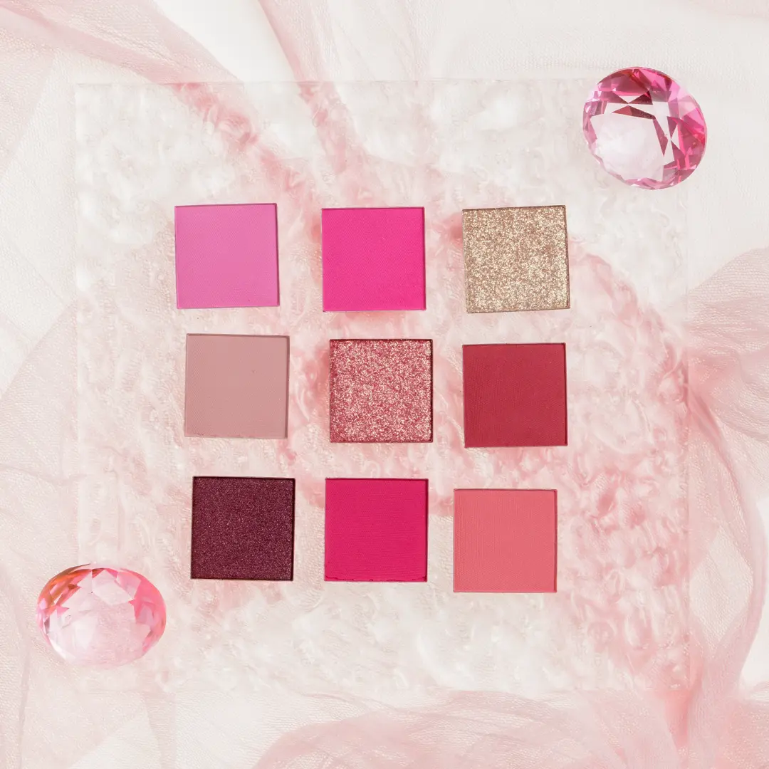 Веганская палетка теней для век Color Care Pink Power, 22,5 гр — фото 3