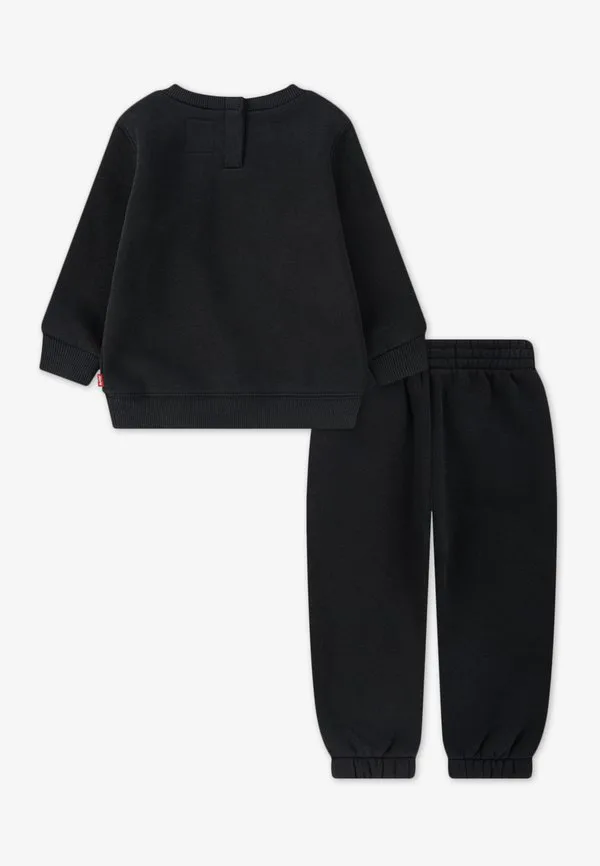 Спортивный костюм crew jogg set Levi'S, Jet Black — фото 2