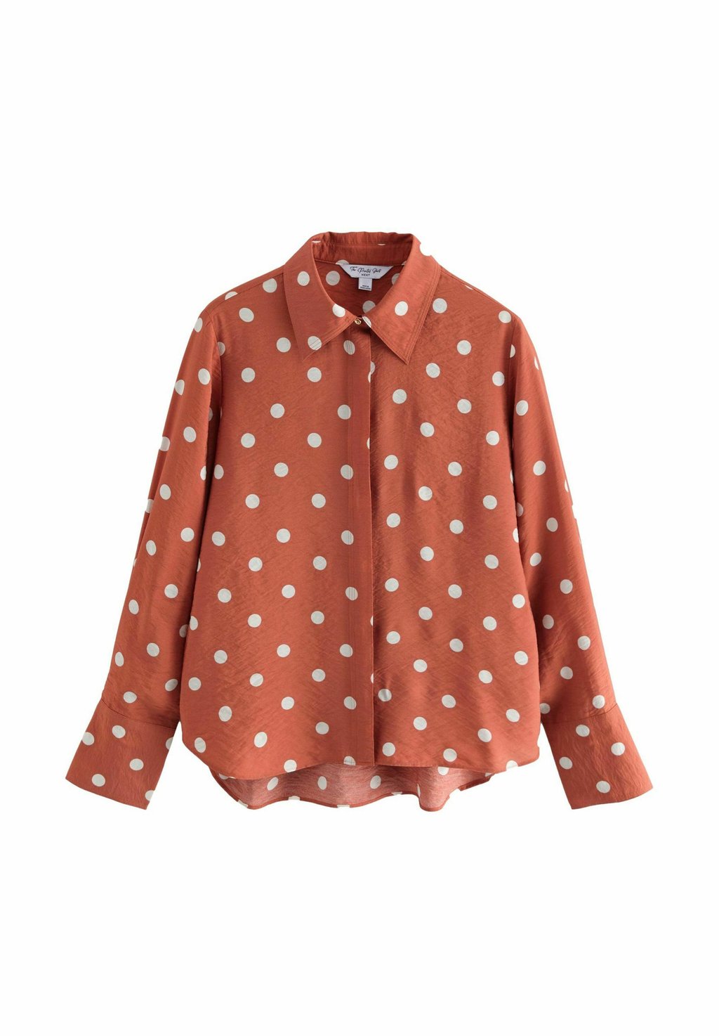 

Блузка на пуговицах LONG SLEEVE Next, оранжевый