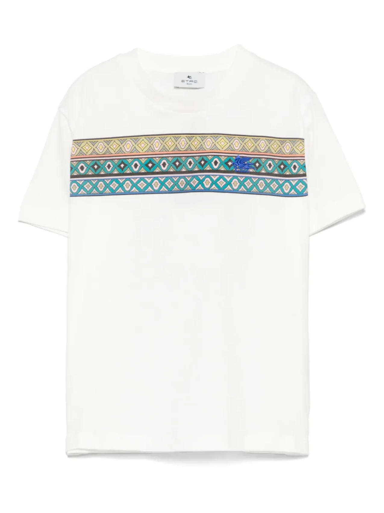 

Футболка с вышивкой Pegaso ETRO KIDS, белый