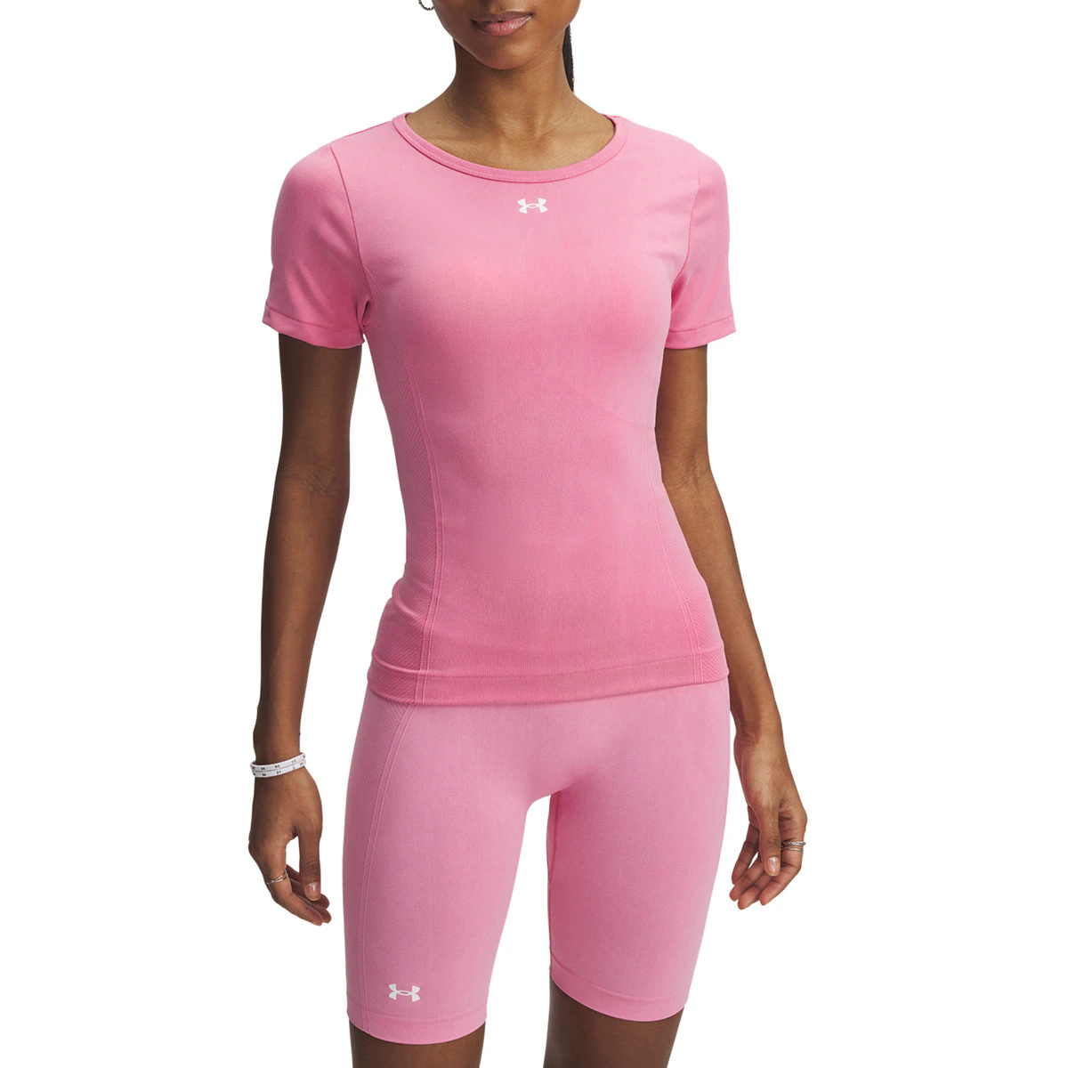 

Футболка Vanish Seamless Washed SS Under Armour женская, розовый