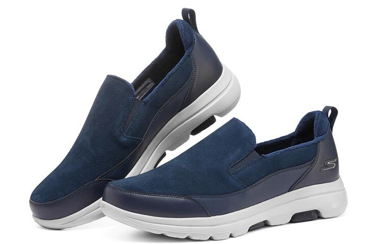 Go Walk 5 Кроссовки для мужчин с низким верхом синего цвета Skechers — фото 3