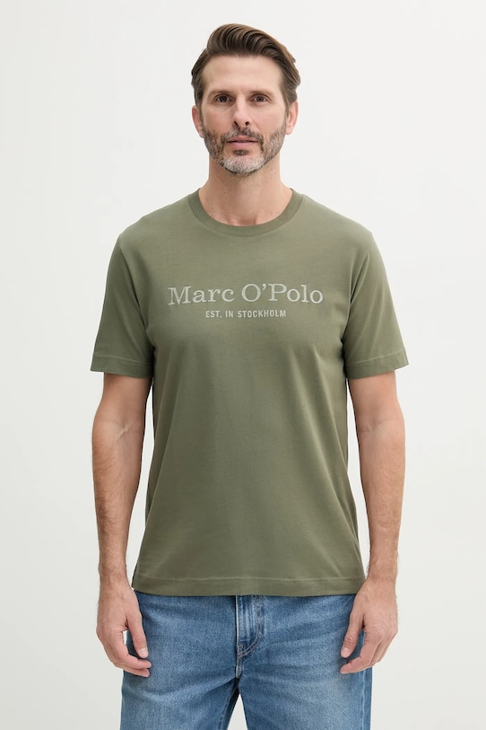 

Хлопковая футболка Marc O'Polo, зеленый