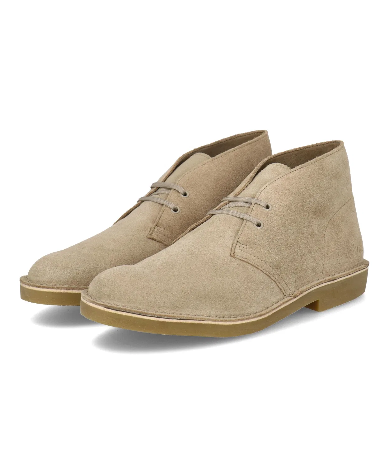 Ботинки Desert Boot Evo бренда Clarks, бежевый, из замши, на резиновой подошве