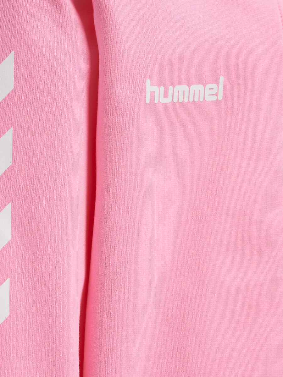 Спортивная толстовка с капюшоном на молнии Hummel Go, светло-розовый — фото 4