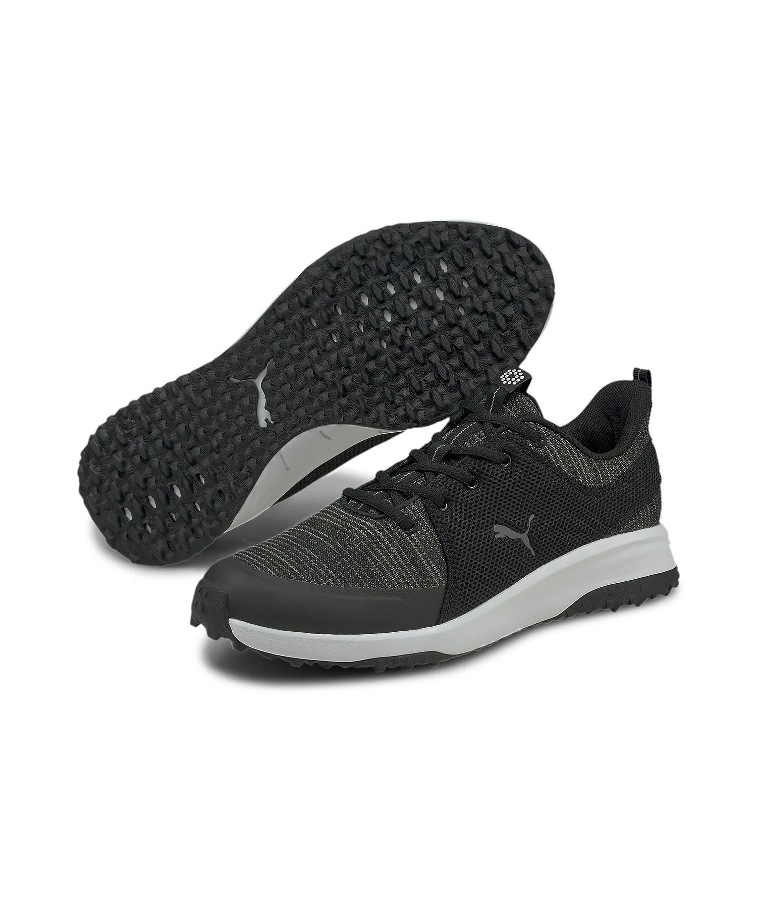 Мужские гольф-ботинки Grip Fusion Sport 3.5 без шипов PUMA, Puma Black-QUIE — фото 2
