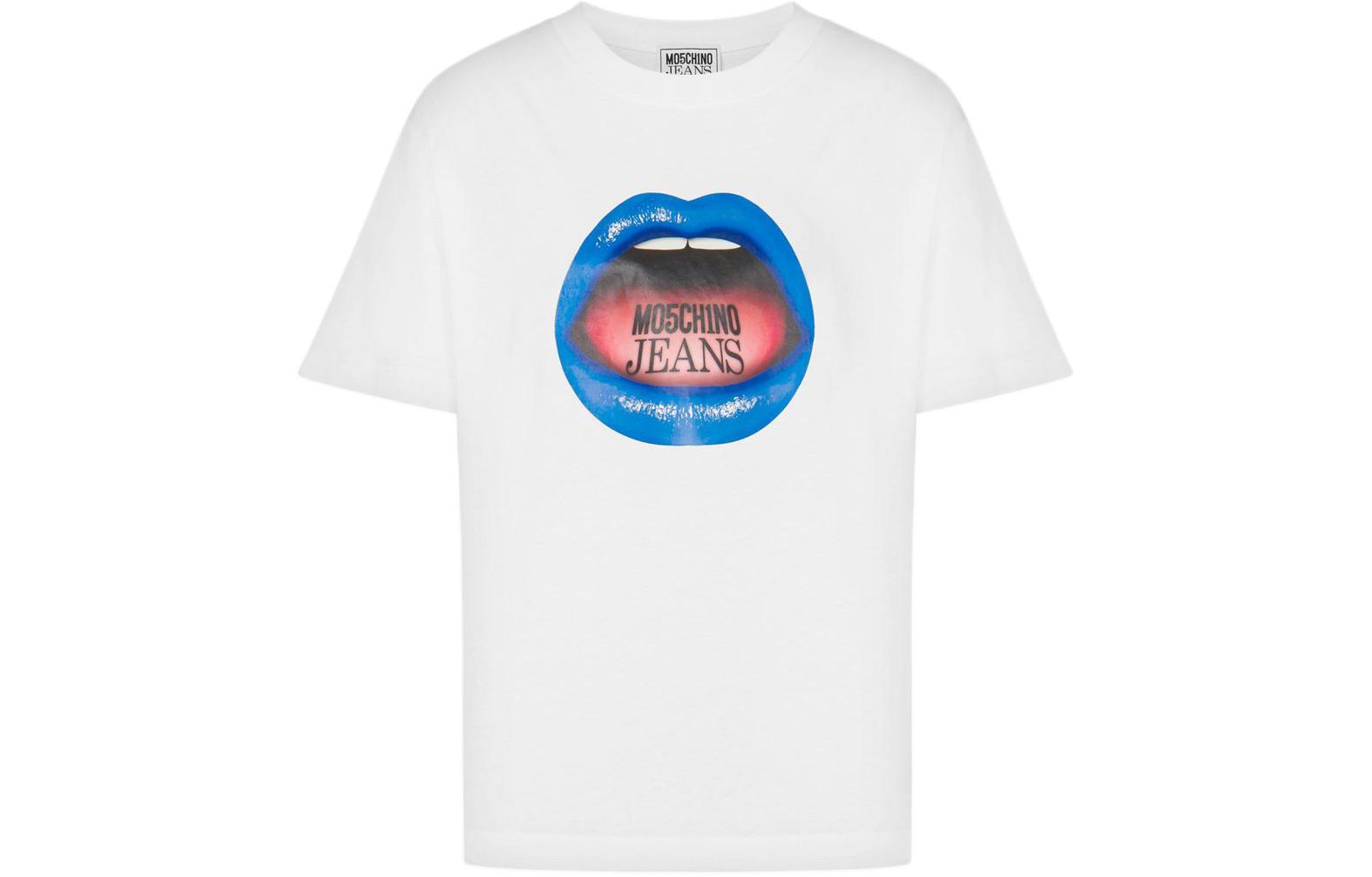 

MOSCHINO Футболка мужская белые