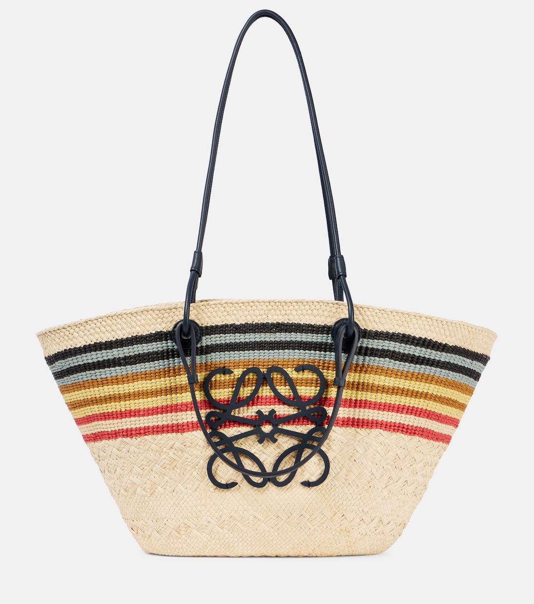 

Средняя плетеная сумка Paula's Ibiza Anagram Loewe, Natural/Multicolor