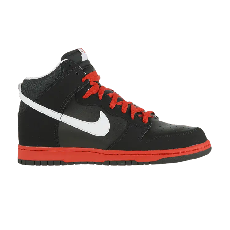 

Кроссовки Nike Dunk High, Black Sport Red
