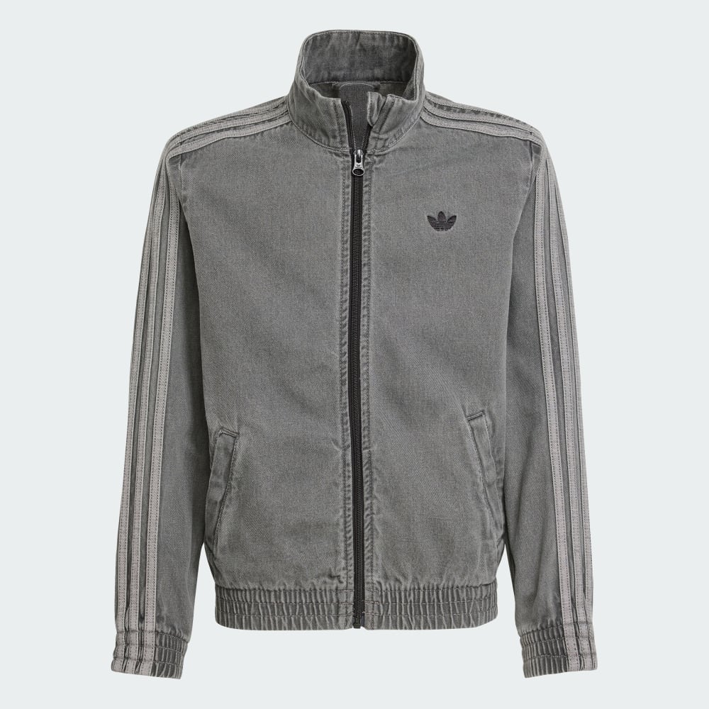 

Куртка Adidas Firebird Denim Sweatshirt, серый