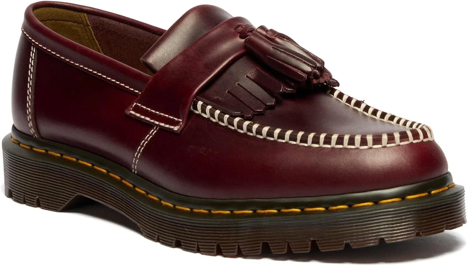 Лоферы из натуральной кожи Dr. Martens, вишнево-красный — фото 3
