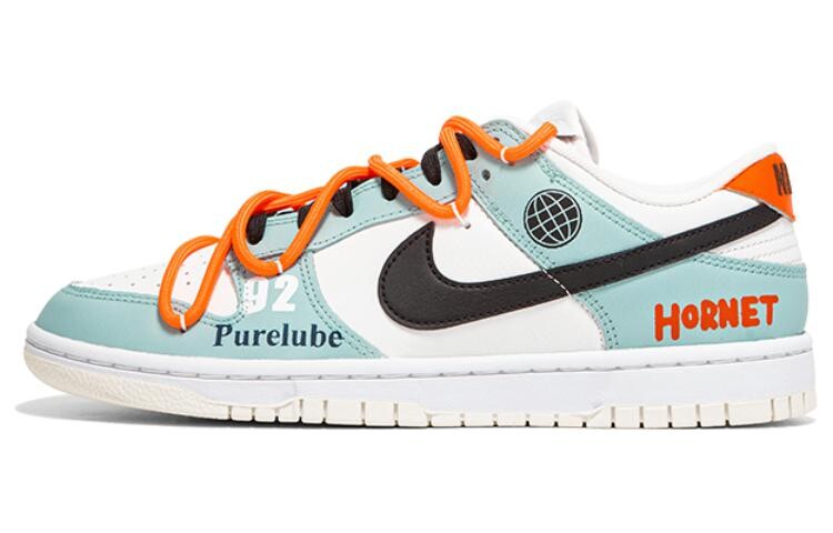 

Кроссовки Nike Dunk Skateboard Shoes Women's Low-Top Blue/White Orange