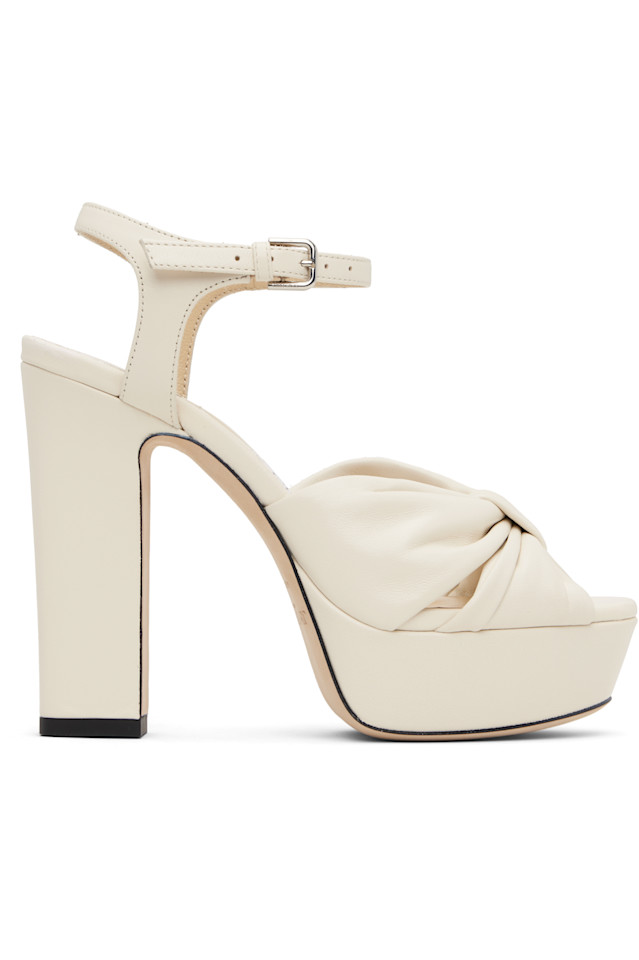 Элоиза 120 босоножки на каблуке Jimmy Choo, цвет latte