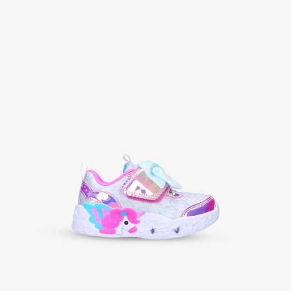 

Кроссовки из тканого материала с подсветкой Unicorn Charmer для детей 2–7 лет Skechers, цвет mult/other