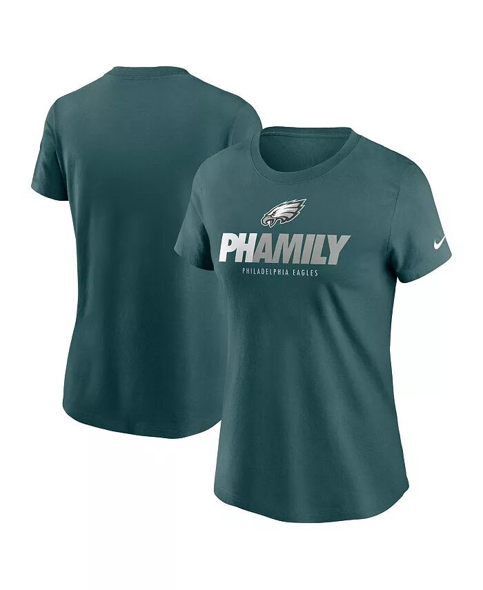 

Женская темно-зеленая футболка Philadelphia Eagles Hometown Local Pack Nike