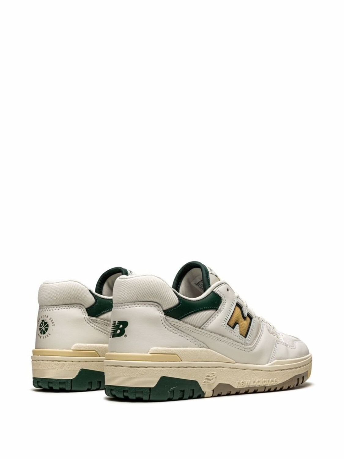 Кроссовки 550 Natural Green из коллаборации с Aimé Leon Dore New Balance, белый — фото 3