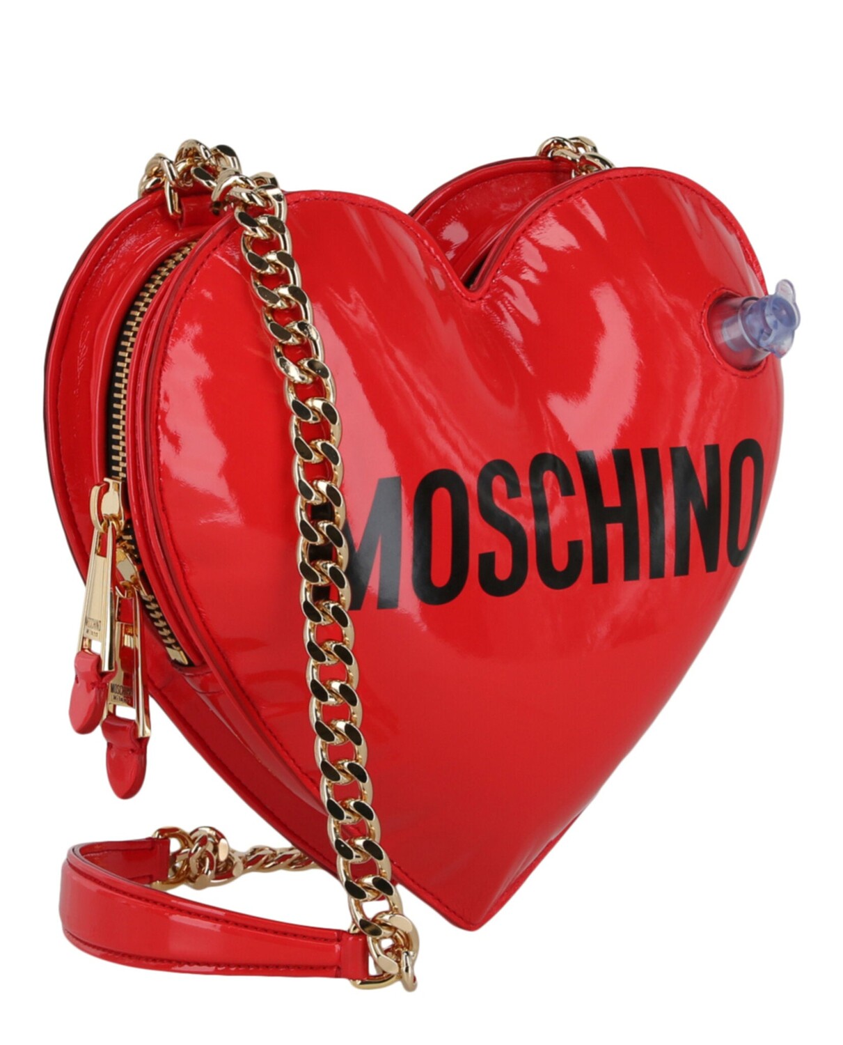 

Сумка через плечо в форме сердца Moschino, красный