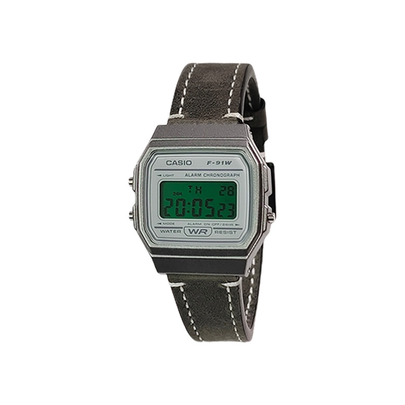 

CASIO Часы Retrofit Series Quartz Movement Genuine Leather Strap Watch Men's Watch White Dial