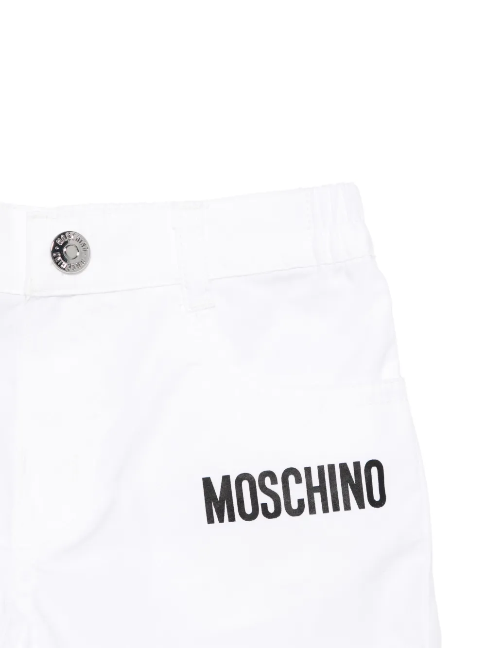 Комплект из топа и шортов с принтом Teddy Bear Moschino Kids, желтый — фото 3