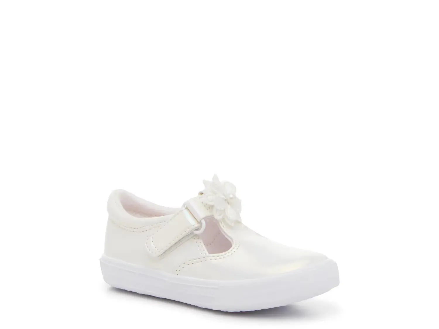

Дафна Mary Jane - детские кроссовки Keds, White/Iridescent